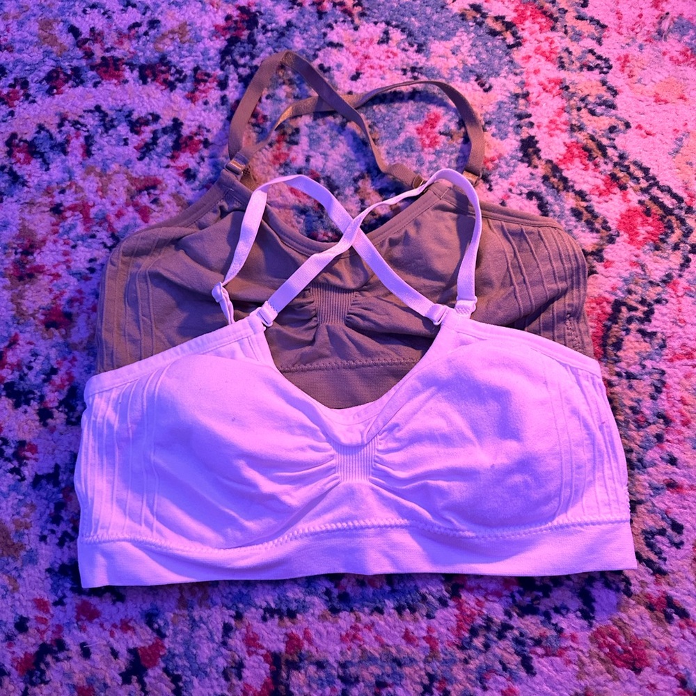 2 racer back Kris Kross bras